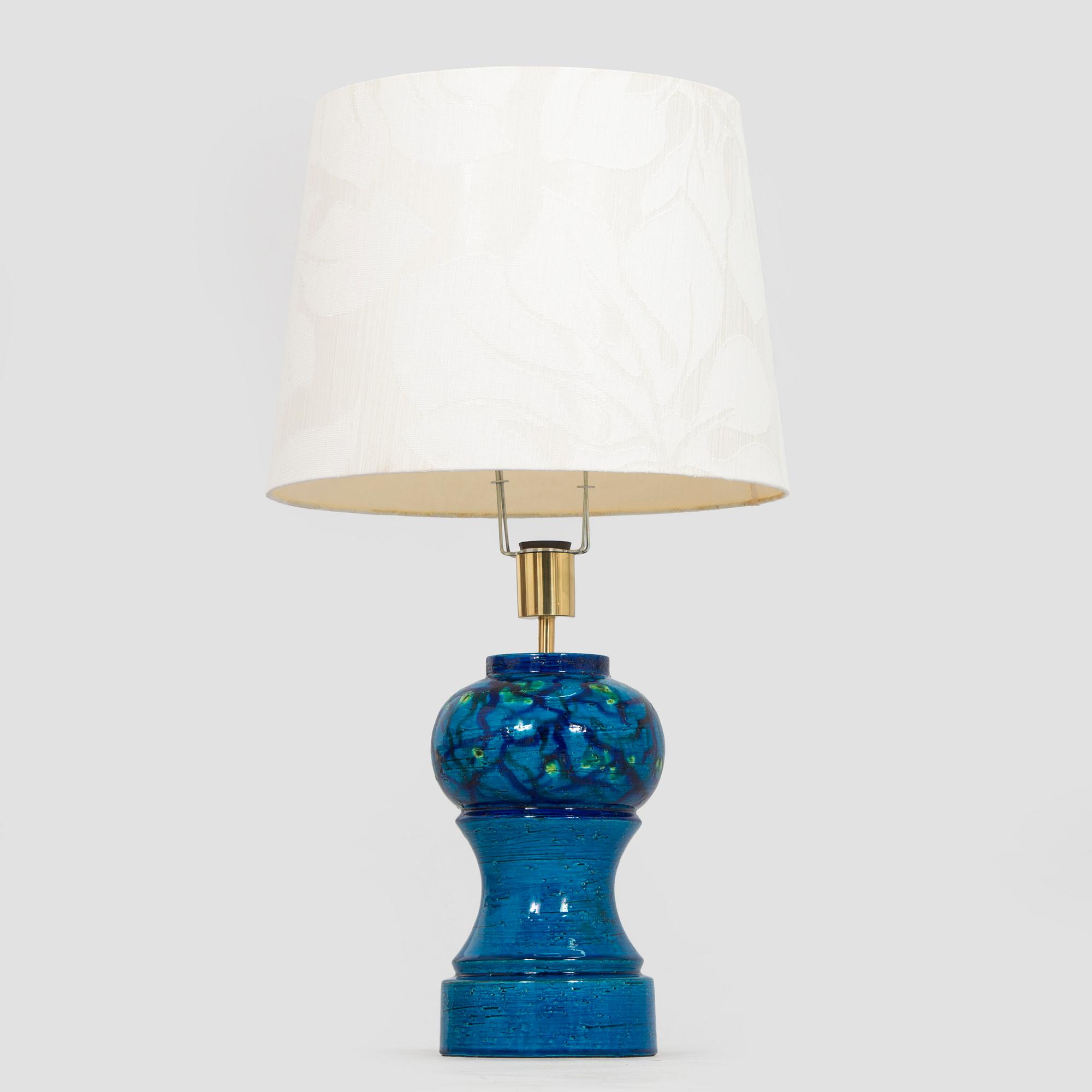 Aldo Londi, bordslampa, Bitossi Ceramiche, 1900-talets mitt.