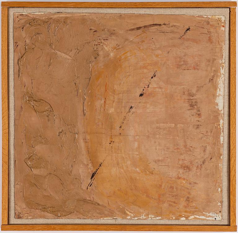 EDDIE FIGGE, oil on canvas, signed and dated 1955 verso.