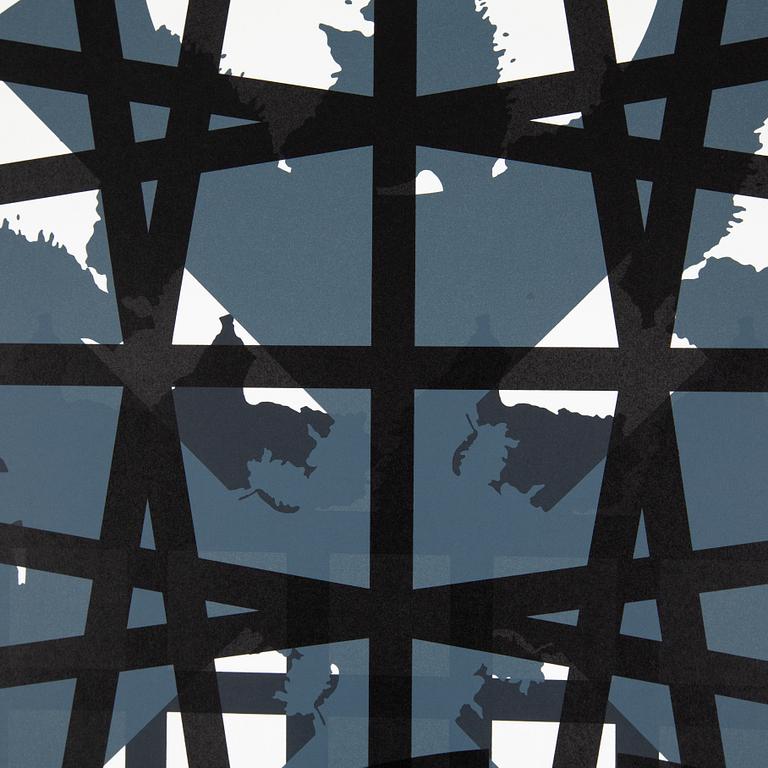Raul Meel, silkscreen in colours, 1989, signed 3/40.