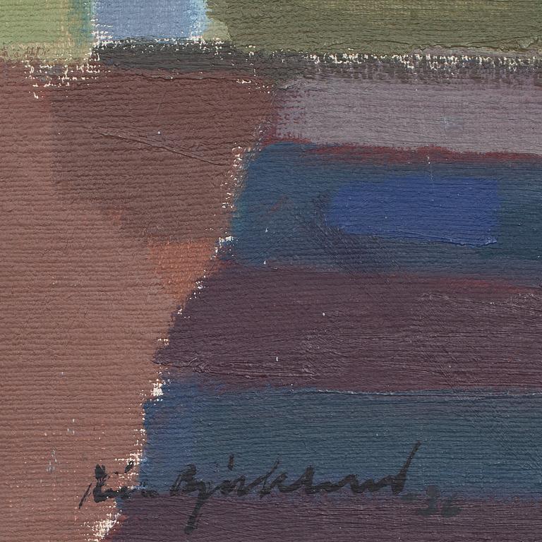 RICHARD BJÖRKLUND, olja på duk, sign.