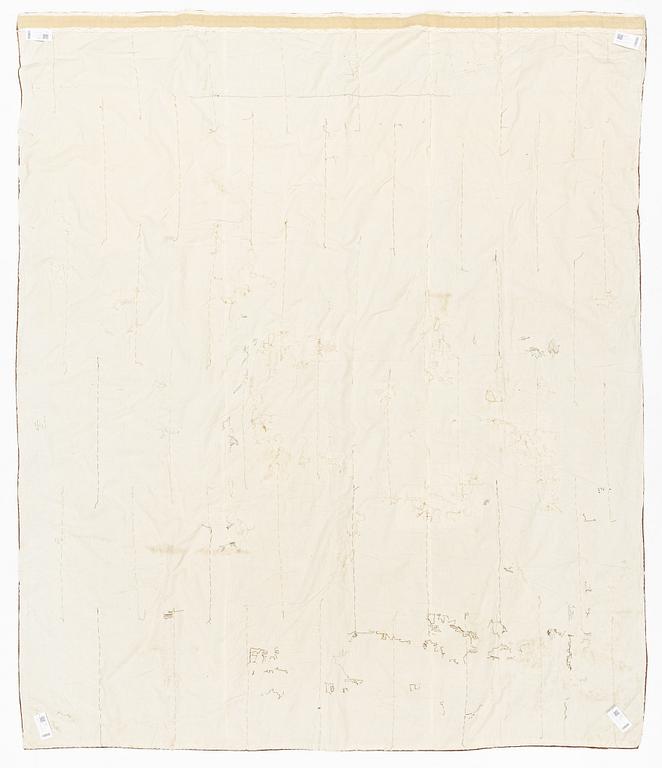 Vävd tapet-fragment, gobelängteknik, ca 294 x 251 cm, Flandern, 1600-tal.