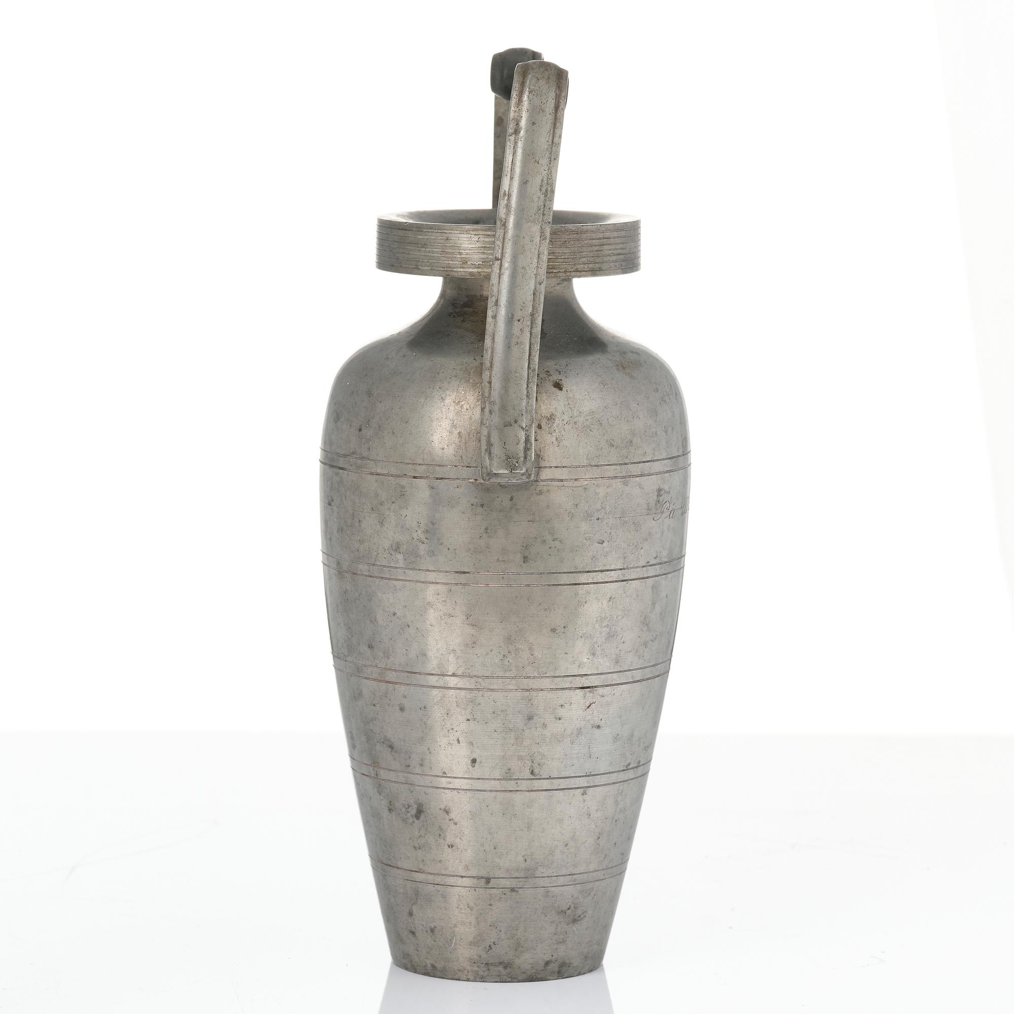 Sylvia Stave, a set of three vases, C.G. Hallberg, Stockholm, 1930s.