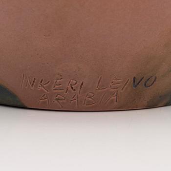 Inkeri Leivo, vas med lock, "Balzak", keramik, signerad Inkeri Leivo Arabia.