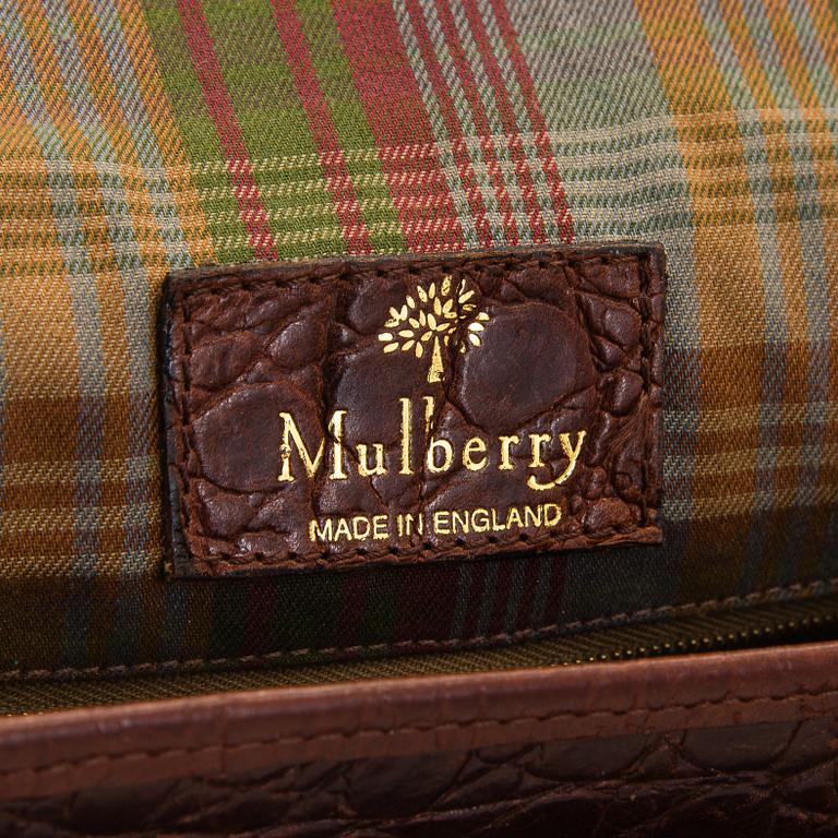 Mulberry, väska samt kalender omslag och plånbok, vintage, England.