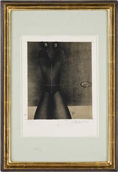 PAUL WUNDERLICH, färglitografier, 2 st, signerade, numrerade 13/100 respektive e.a.