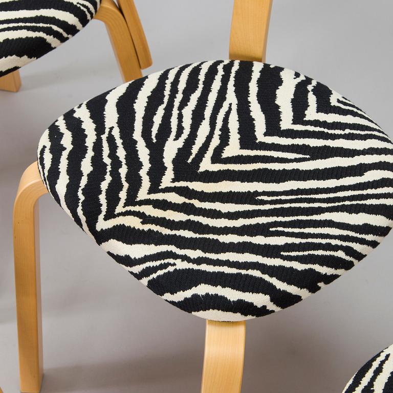 Alvar Aalto, stolar, 6 st, modell 69, Artek, 1900-talets slut.