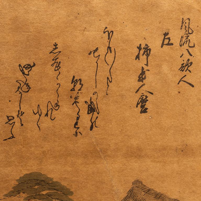 UTAGAWA TOYOHIRO (1763-1828), efter, färgträsnitt. Japan, 1800-tal,