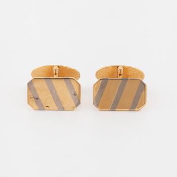 A pair of cufflinks by Engelbert, Stockholm, 1984.