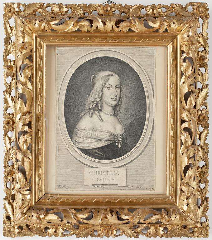 DAVID BECK, kopparstick, sign i trycket, J Falck, Stockholm 1649.
