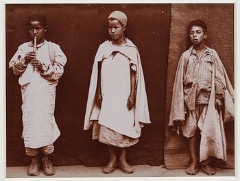 12 photographs of Kabylian children, ca 1910.