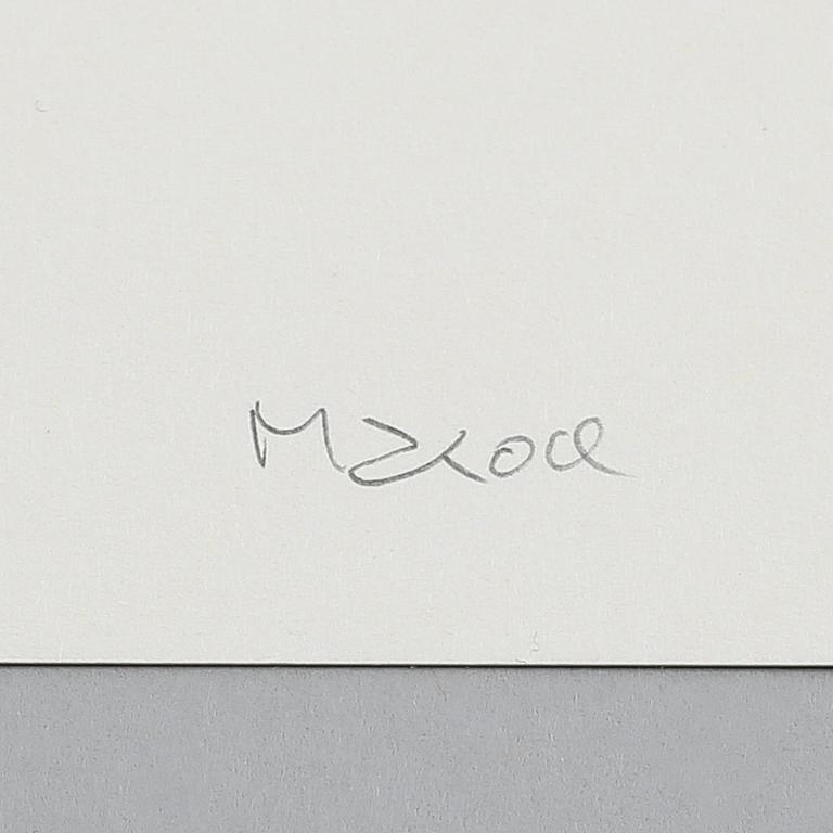 MAKODE LINDE, färglitografi, signerad och numrerad 129/220.