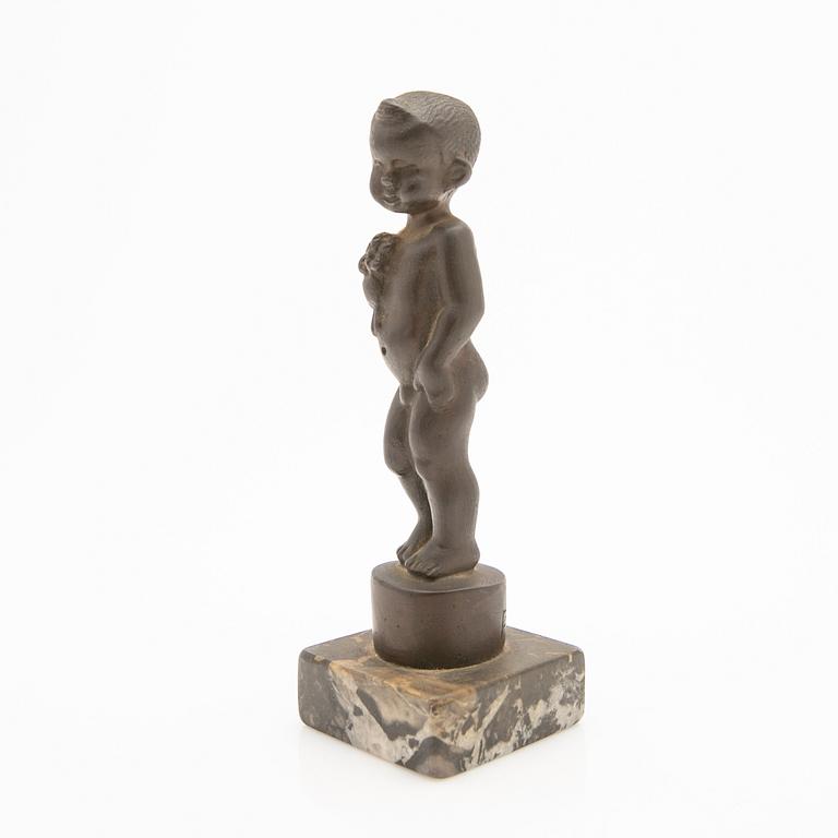 Jonas Fröding, Sculpture, Boy with Flower.