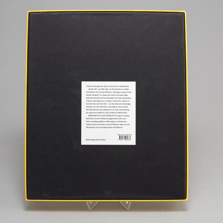 LENNART NILSSON, "Stockholm", book with box, signed.