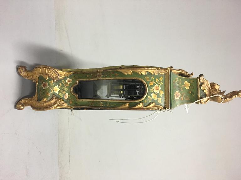 A Swedish Rococo 18th century bracket clock.