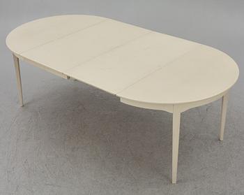 Carl Malmsten, dining table, 2 armchairs, 4 chairs, "Talavid", Waggeryd's Furniture Factory, second half of the 20th century.