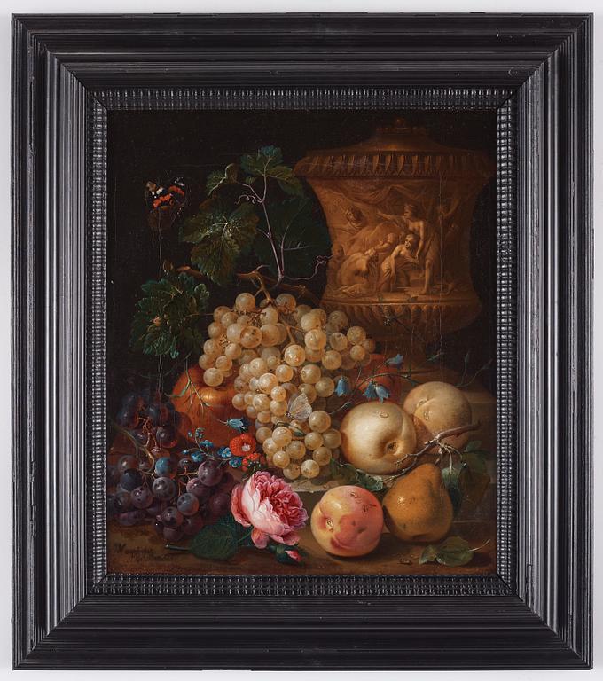 Johann Nepomuk Mayrhofer, Fruit Still life, a pair.