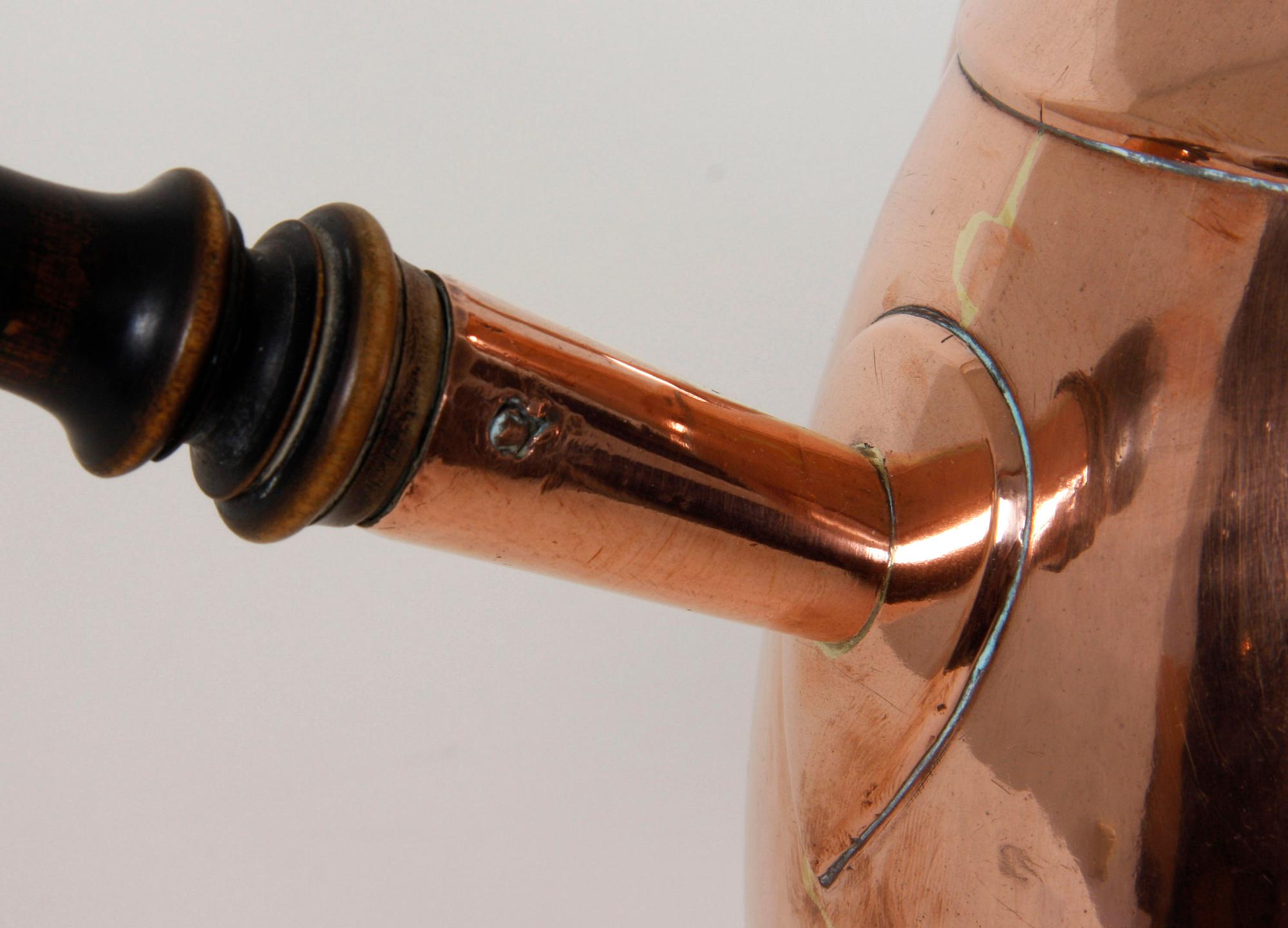 KAFFEKANNA, koppar, 1800/1900-tal.