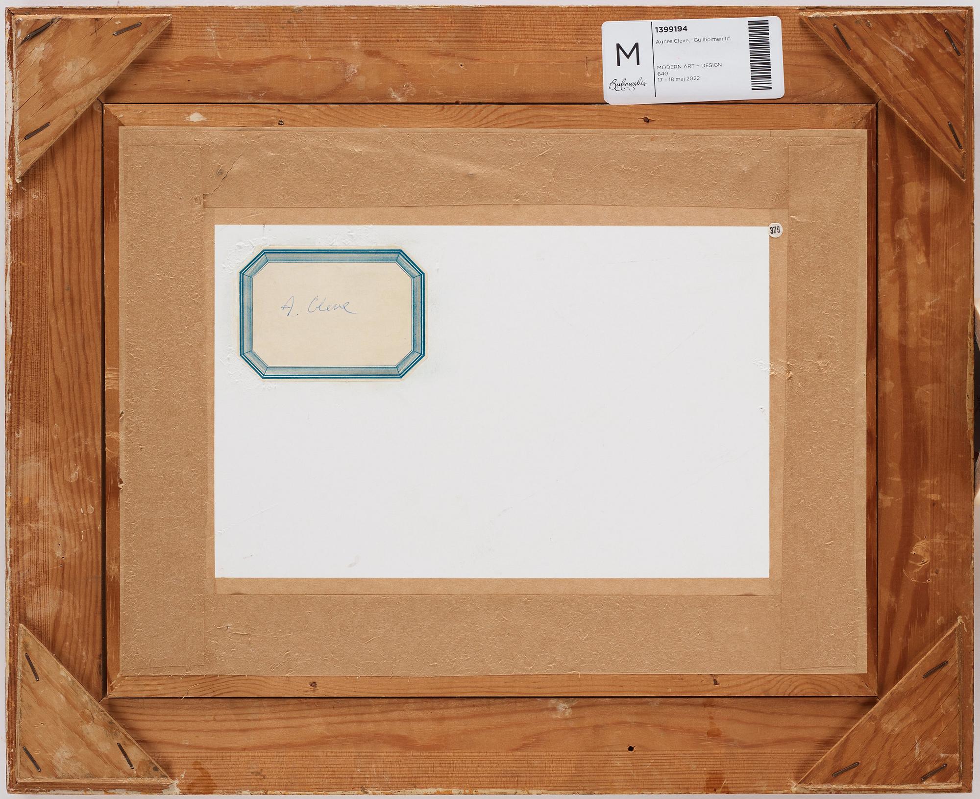 Agnes Cleve, "Gullholmen II".