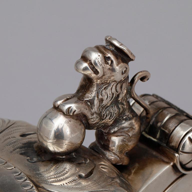 STOP, silver, barockstil, C. Michelsen, Danmark, 1900-talets mitt. vikt ca1000g.