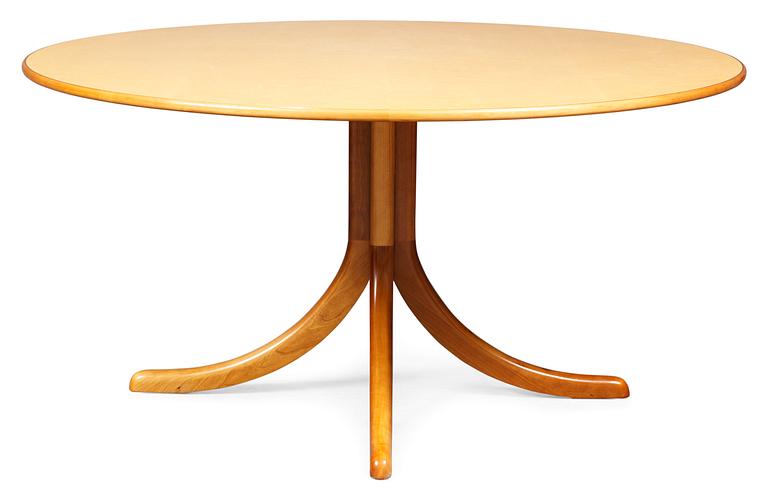 A Josef Frank birch burrwood top dinner table, Firma Svenskt Tenn.