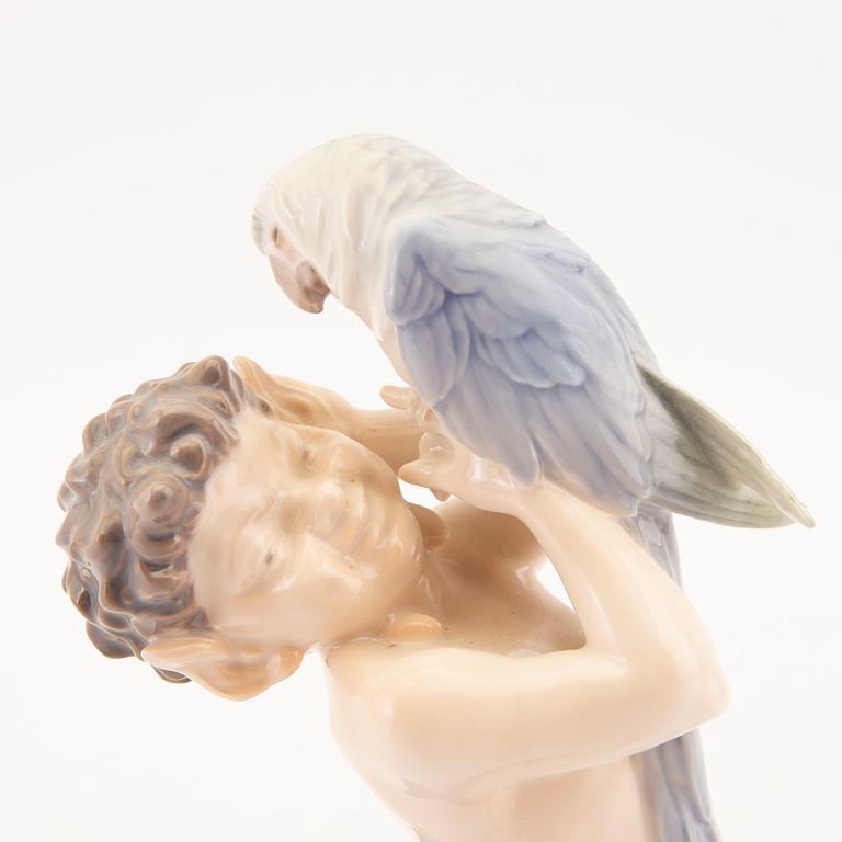 A Royal Copenhagen porcelain figurine.