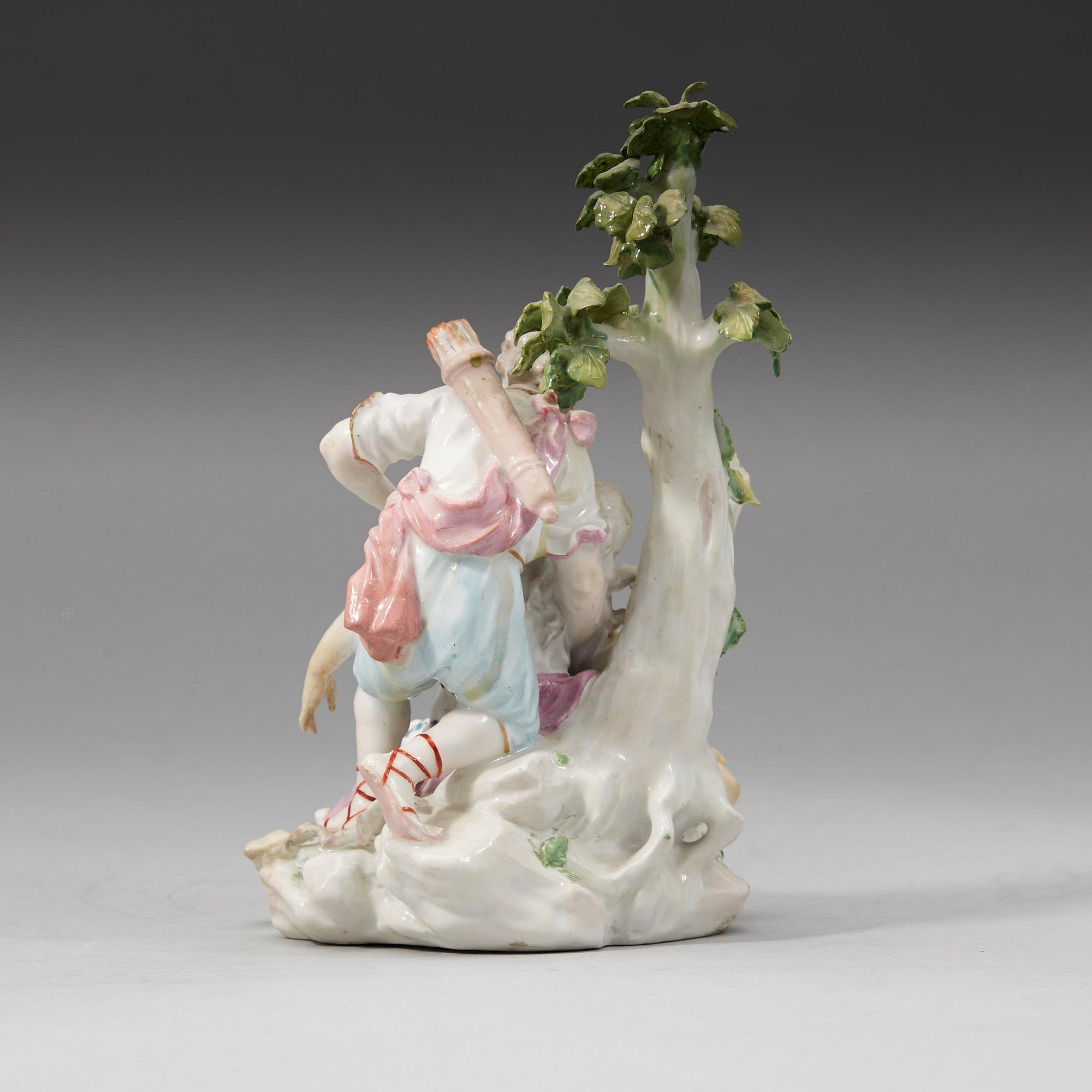 FIGURIN, porslin. Derby, 1770-75.