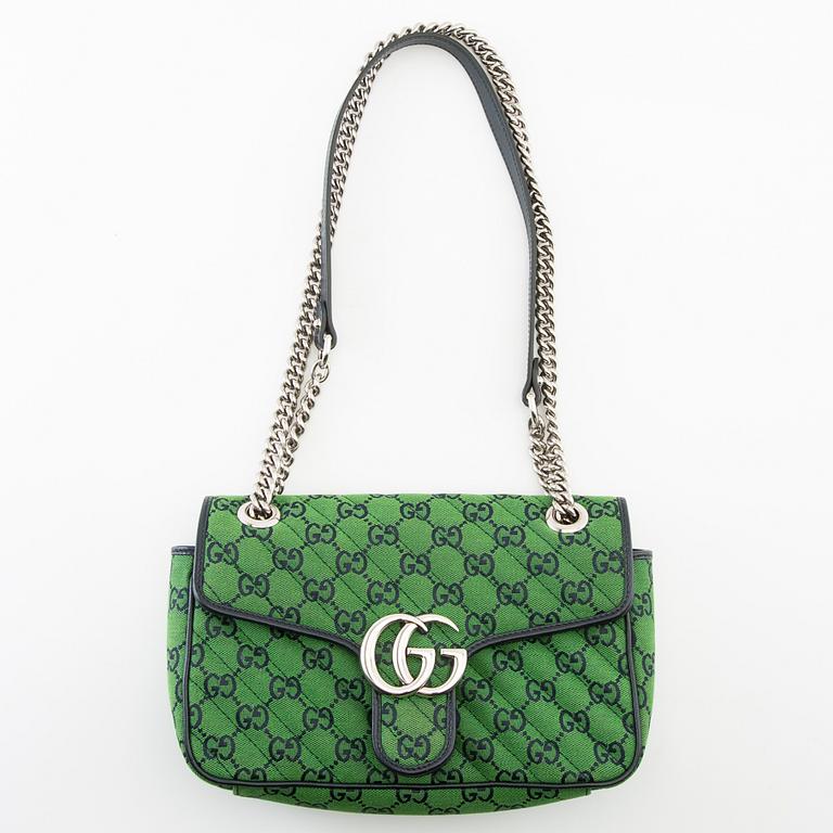 Gucci, Väska "GG Canvas Marmont Shoulder Bag Small".