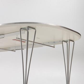 Bruno Mathsson & Piet Hein, dining table, "Superellipse", Fritz Hansen, Denmark, 2008.