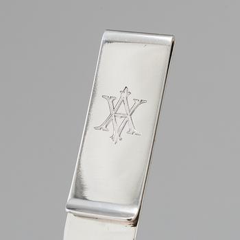A Sterling silver paper knife by Aterlier Borgila, Stockholm, 1978.