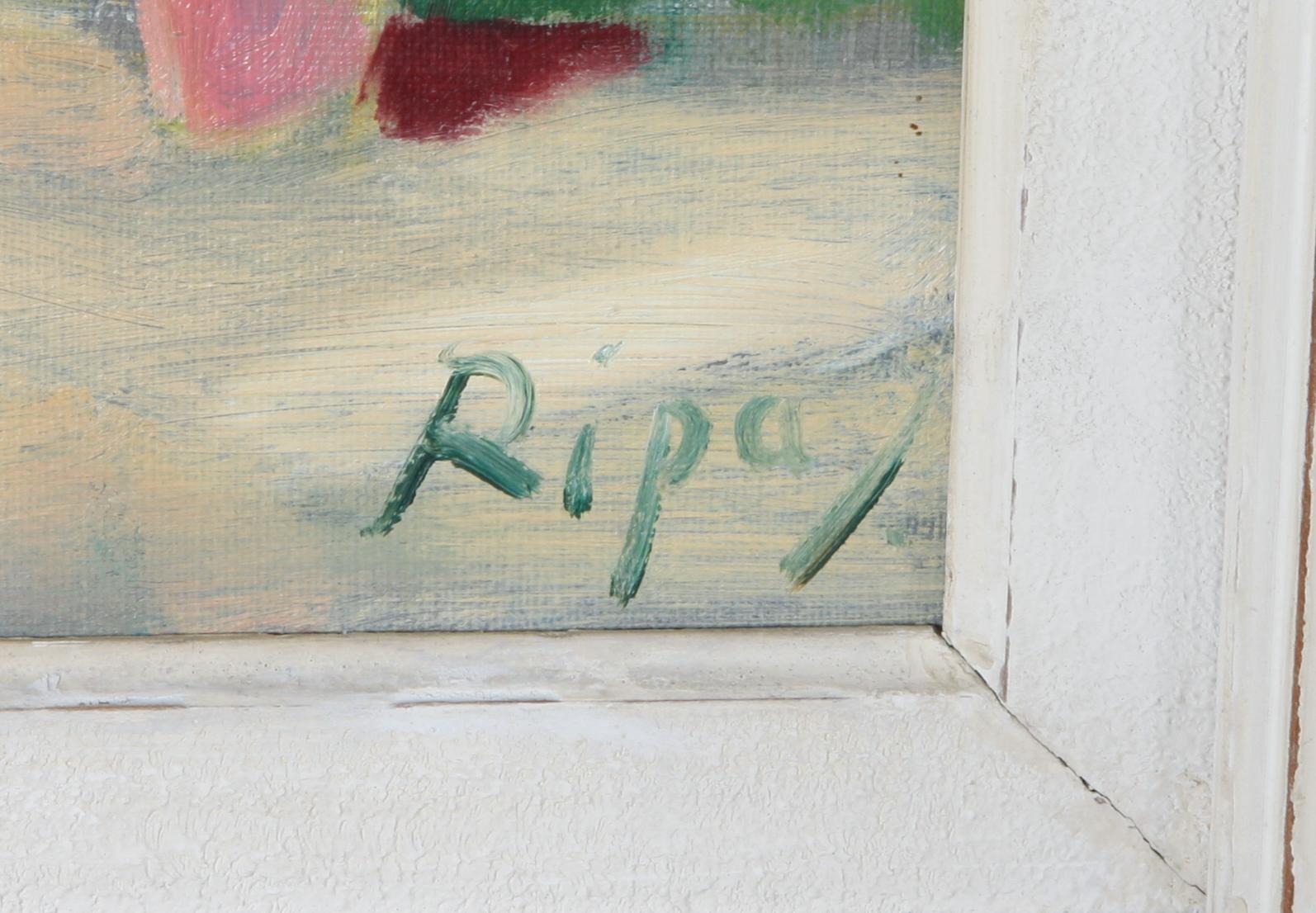 RIPA, HANS. Olja på duk, sign.