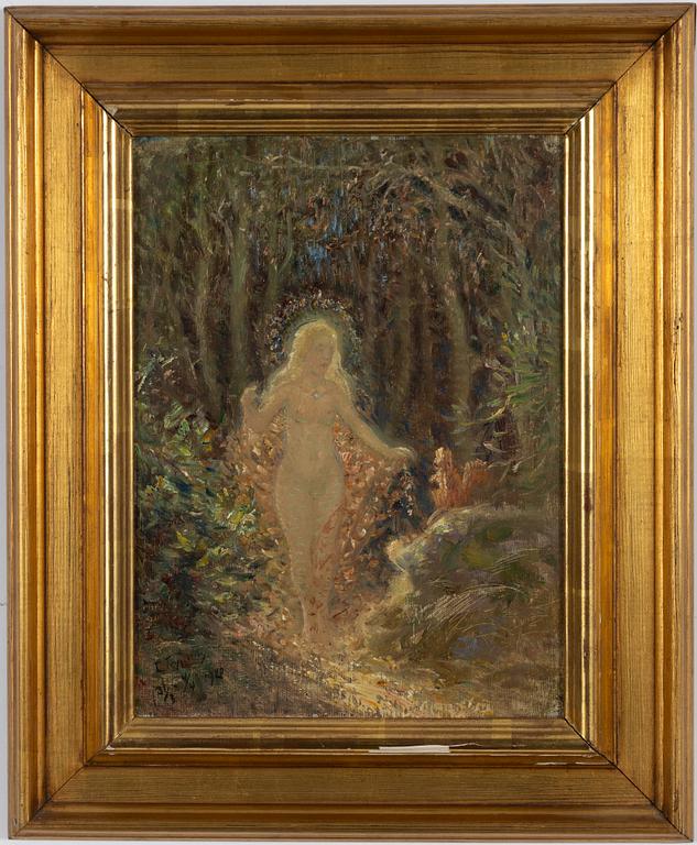 Erik Tryggelin, Translation: "Girl with a squirrel".