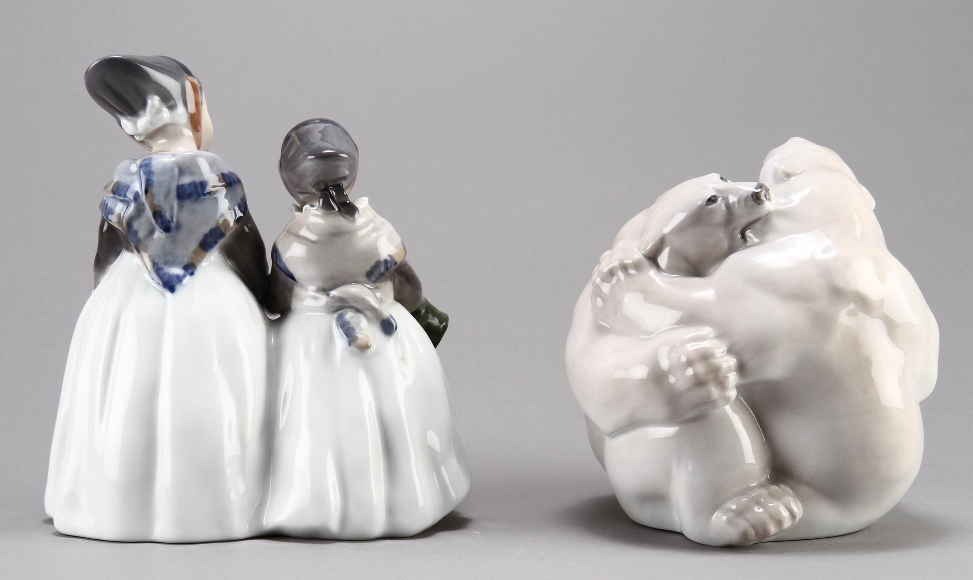 FIGURINER, 2 st, Kunglig Dansk.