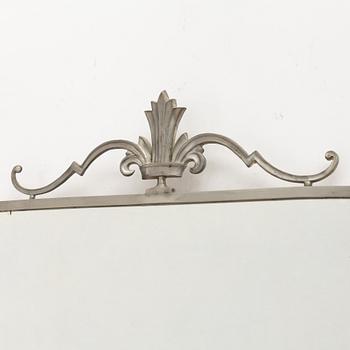 Edvin Ollers, mirror, pewter, Swedish Grace, 1920s/30s.