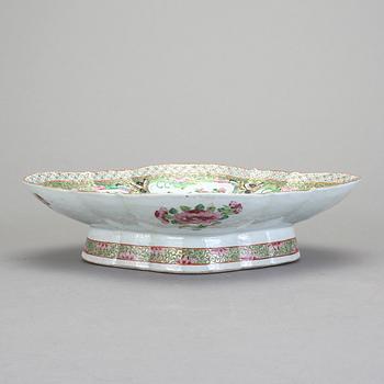 FAT, porslin, Kanton, Kina, Qingdynastin, 1800-tal.