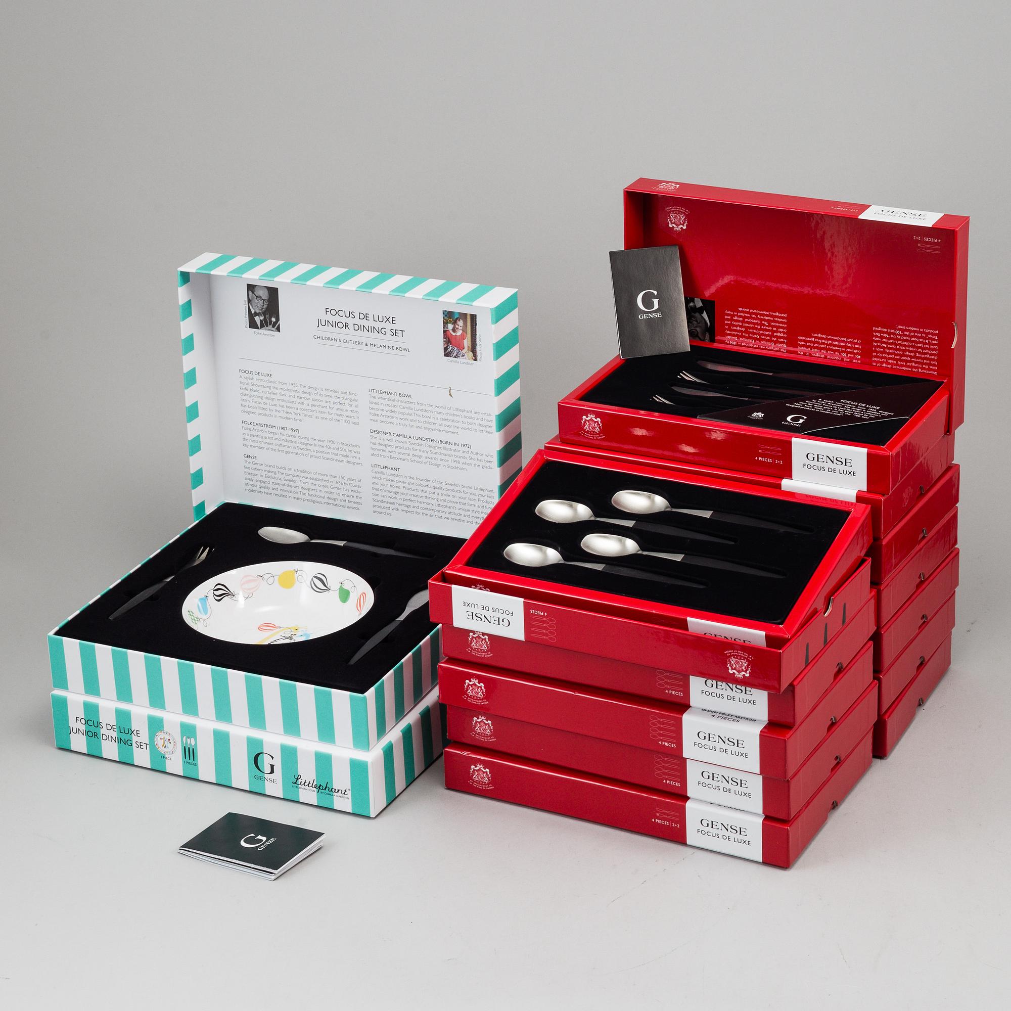 A cutlery set by Gense, Sweden, "Focus de Luxe". (56 pieces).