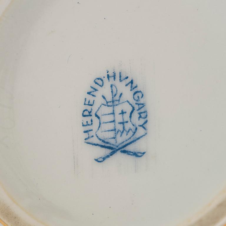 Herend, demitasse kaffeservis, 7 delar,  "Queen Victoria VBO", Ungern.