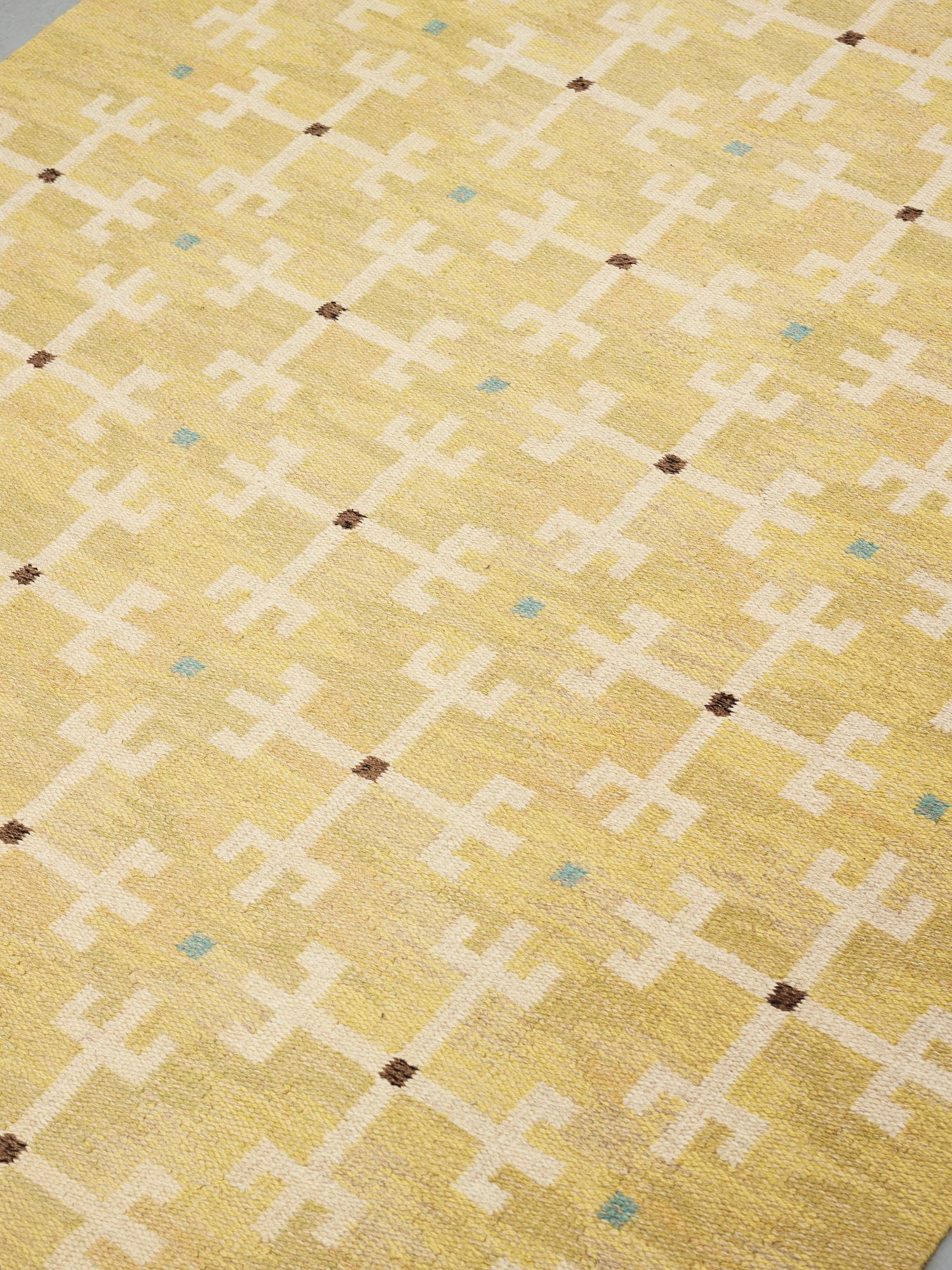 Sigvard Bernadotte, Matta, rölakan, ca 232-235 x 166-172,5 cm, signerad SB.