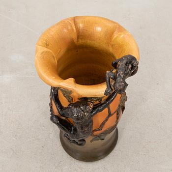 Floor vase Peter Ipsen Denmark early 20th century.