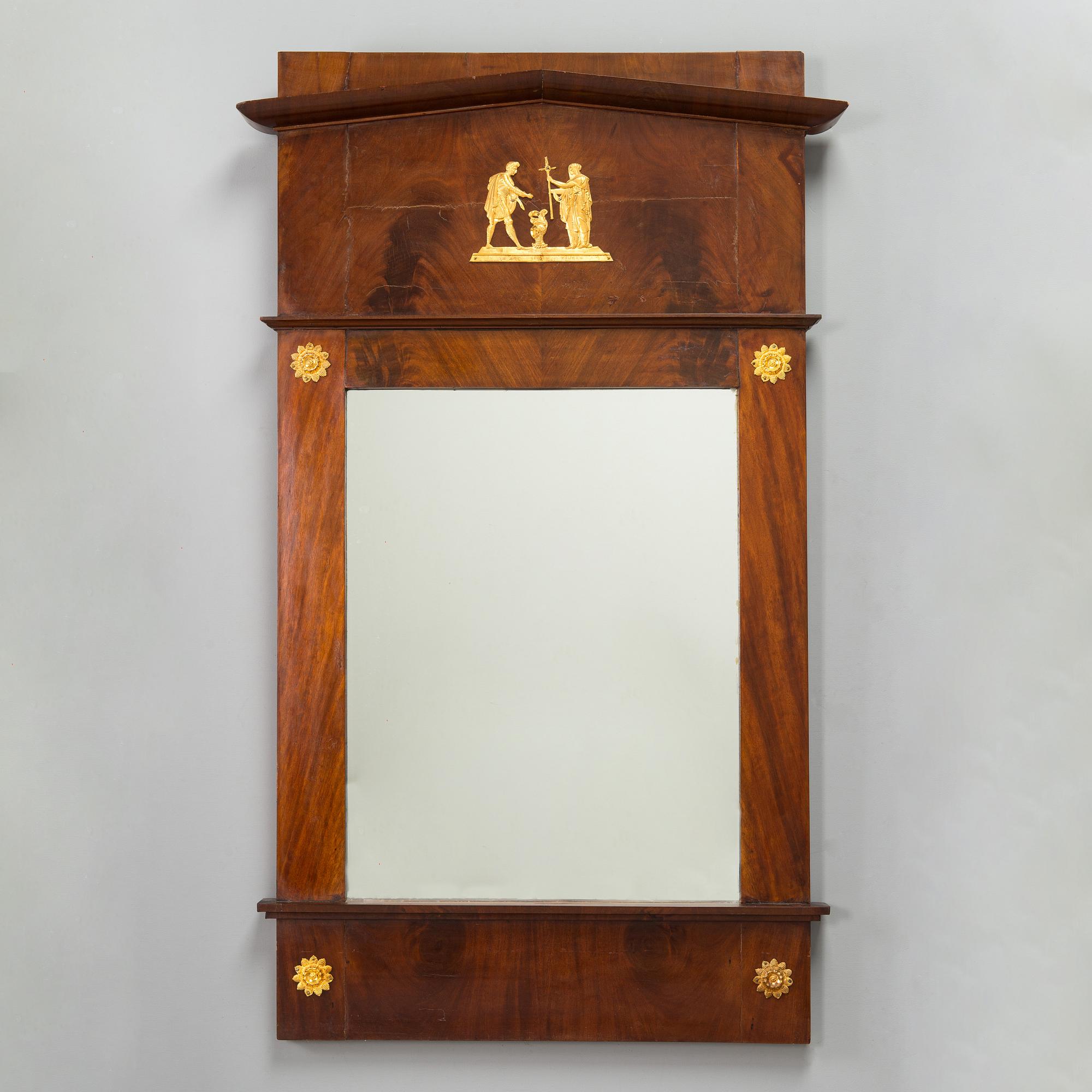 Spegel, biedermeier, 1800-talets mitt.