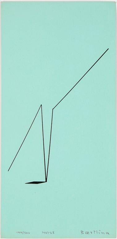 OLLE BAERTLING, färgserigrafi, 1967-68, signerad och numrerad 144/300.