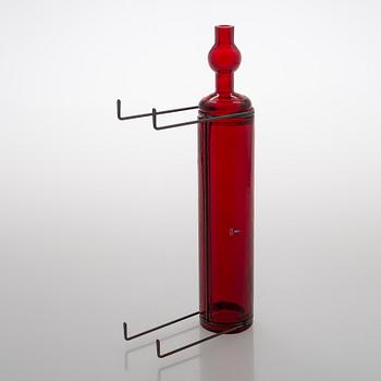 Markku Salo, A glass sculpture, 'Hot', signed M. Salo Nuutajärvi.