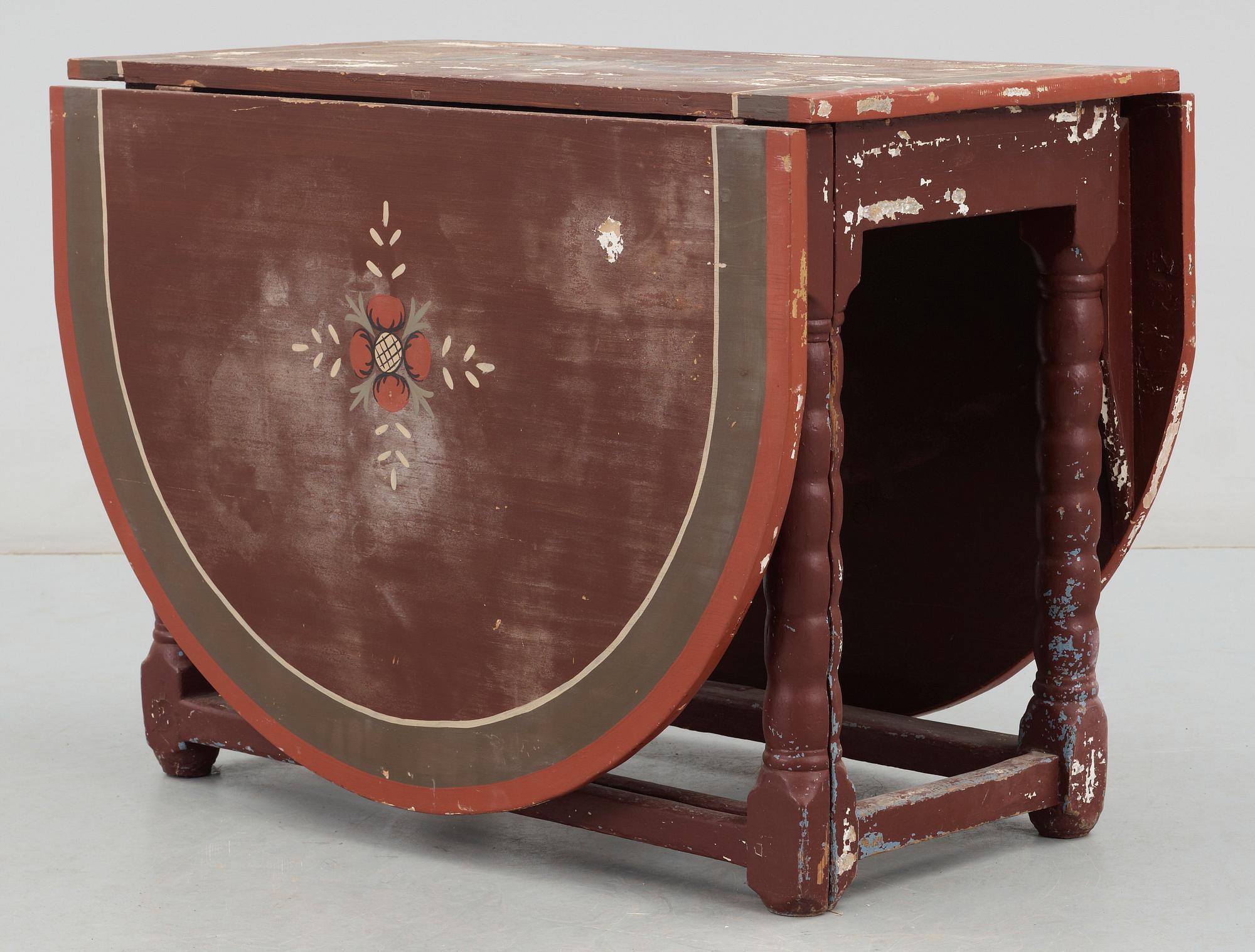 SLAGBORD, allmoge, 1800-tal.