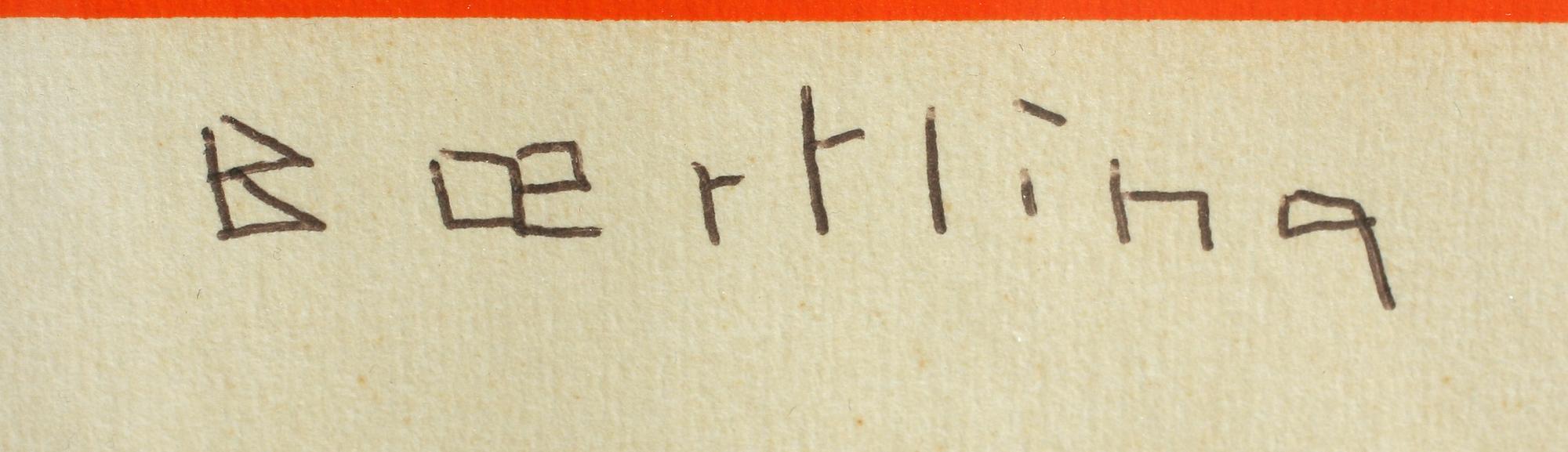 OLLE BAERTLING, färgserigrafi, sign, numr E/A o dat 1972-74.