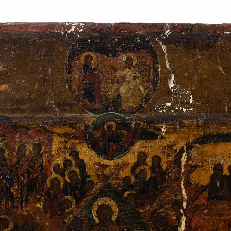 Icon, Russia, 19th century. The Resurrection of Christ.