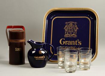 WHISKEYSET, 9 delar. Grant´s.