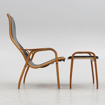 Yngve Ekström, armchair with footstool, "Lamino", Swedese.