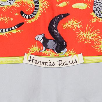 HERMÈS, scarf, "Tendresse Féline".