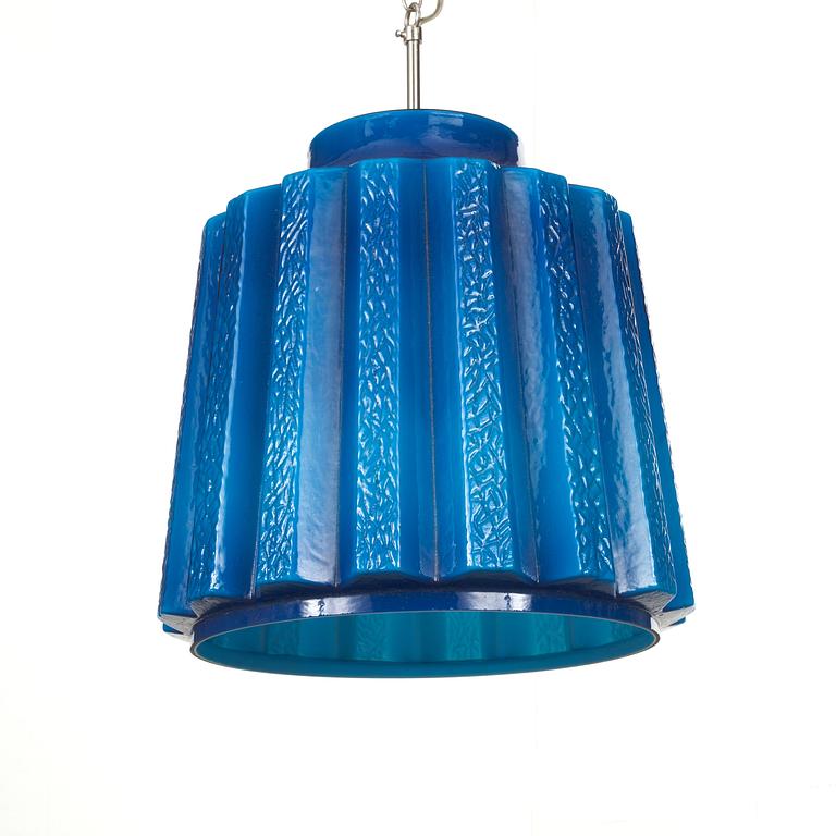 TAKLAMPA, glas. Helena Tynell, Flygsfors. 1960-tal.