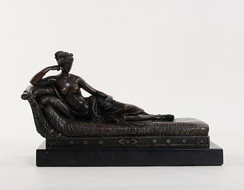 A. CANOVA, efter, skulptur, patinerad brons, bär sign, 1900/2000-tal.