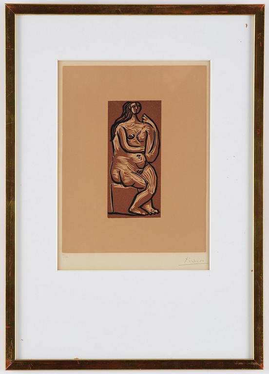 Pablo Picasso, "Nu Assis".